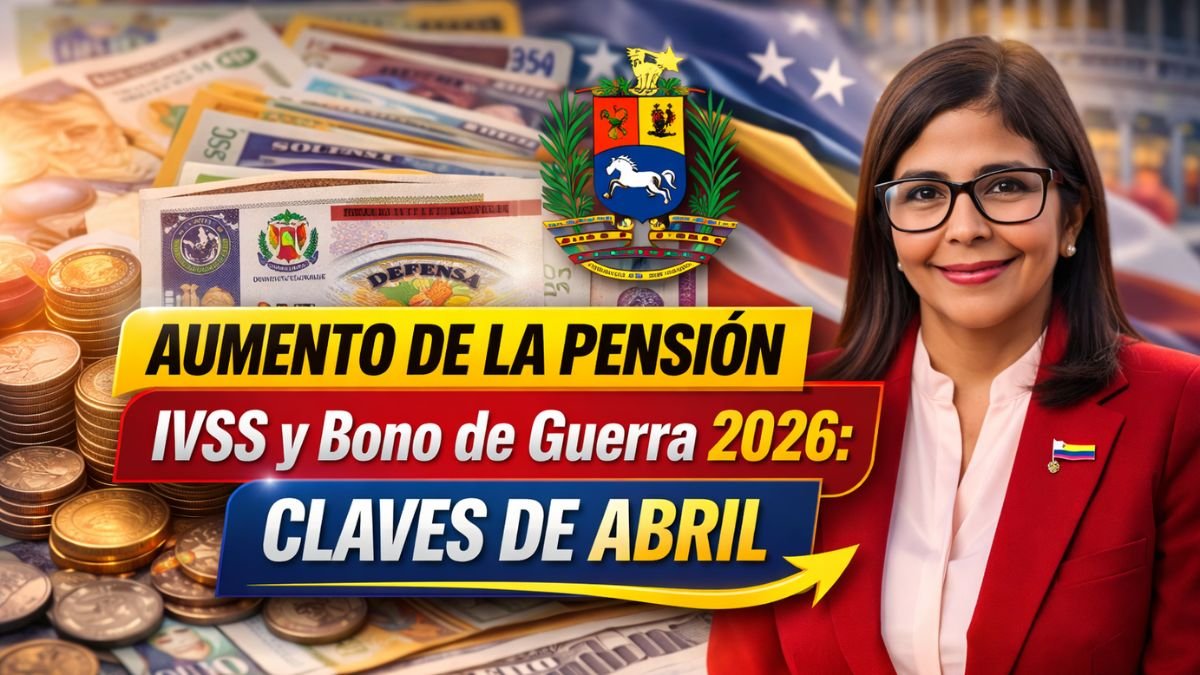 Aumento de la pensión IVSS y Bono de Guerra 2026: claves de abril