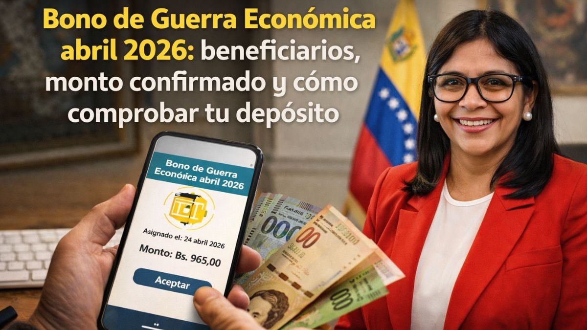 Bono de Guerra Económica abril 2026: beneficiarios, monto confirmado y cómo comprobar tu depósito